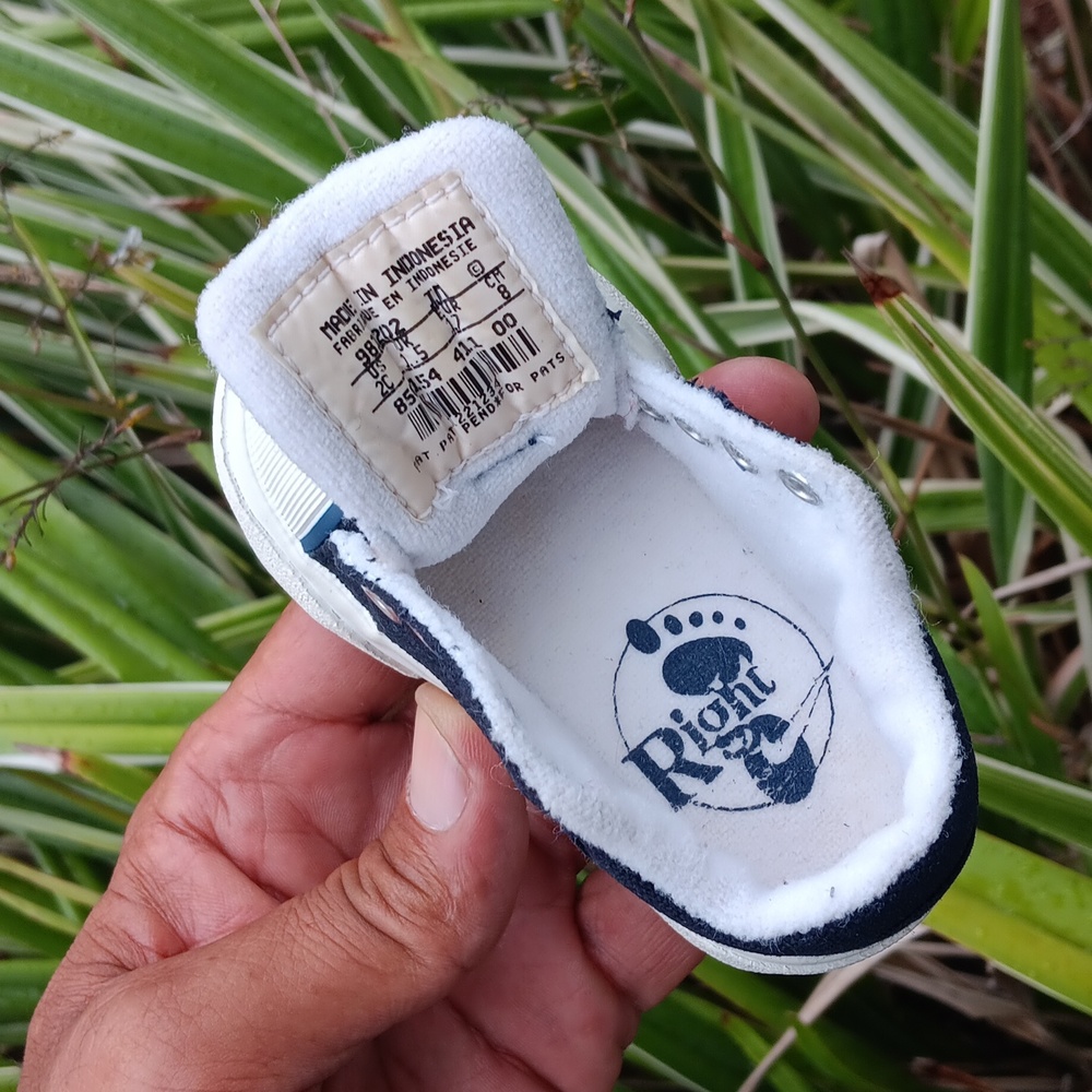 Rare Vintage 90s Nike Baby Hermosa Canvas Size 2C #850154-411 Shoes - Picture 12 of 17